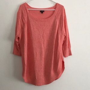 Coral oversized express sweater